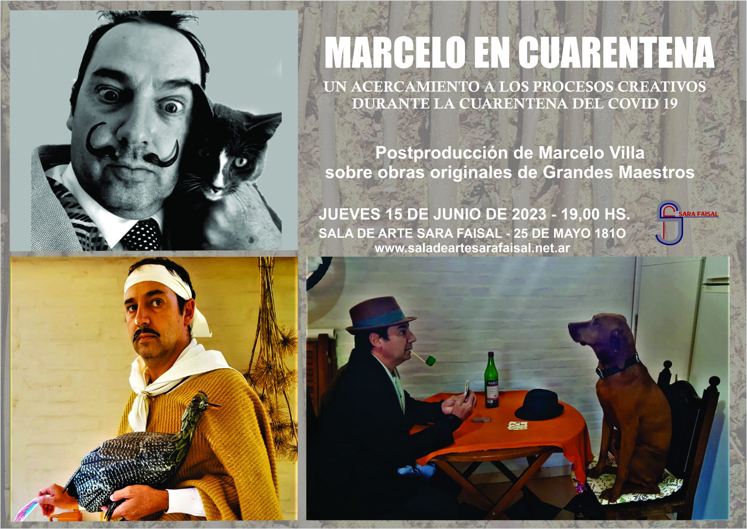 Inauguración de la Muestra «Marcelo en Cuarentena»